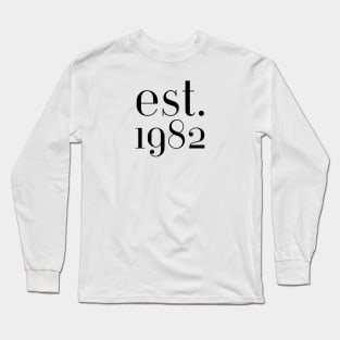 Year Of Birth Long Sleeve T-Shirt